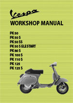 Vespa PK50, 80, 100, 110 & 125 Motor Scooter Workshop Service Repair Manual Download PDF